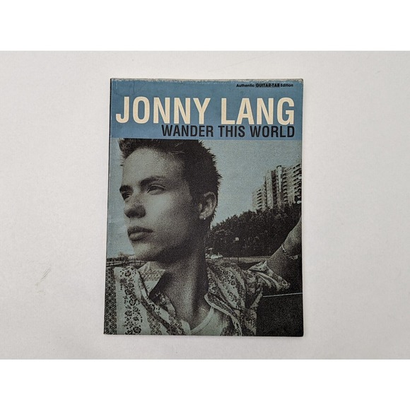 VTG Jonny Lang Wanter This World Sheet Music Guitar Tab Vocal Piano Songbook - Picture 1 of 6